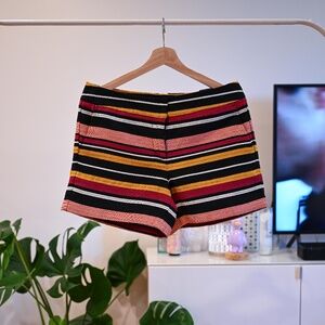Ann Taylor Factory Multicolor Striped Dress Shorts - NWT Size 6